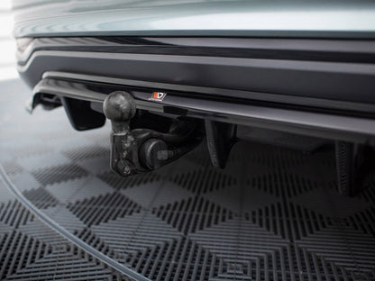 Maxton Design Rear Splitter (Vertical Bars) Audi A6 Allroad C8