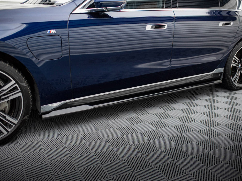 Maxton Design Side Skirts Diffusers BMW 750e M-Pack G70