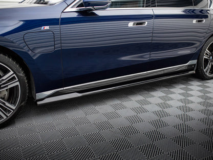 Maxton Design Side Skirts Diffusers BMW 750e M-Pack G70