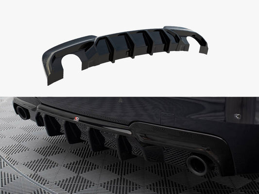 Maxton Design Rear Valance V.2 BMW 5 M-Pack F10 / F11 (Version with two single exhausts)