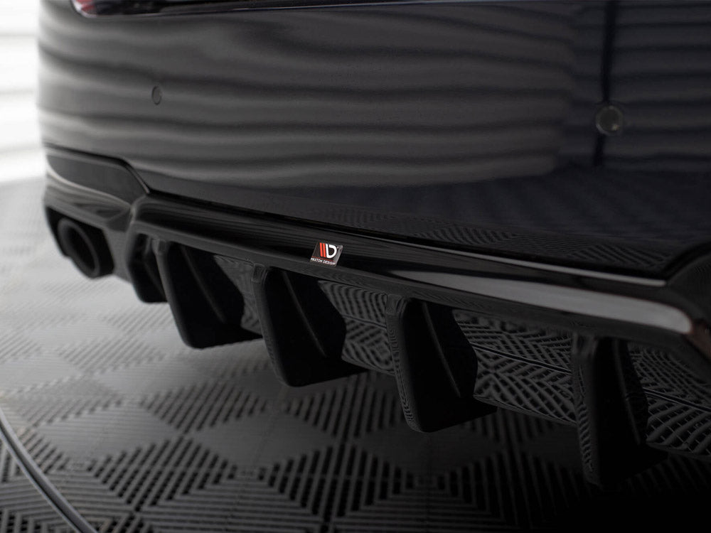 Maxton Design Rear Valance V.2 BMW 5 M-Pack F10 / F11 (Version with two single exhausts)