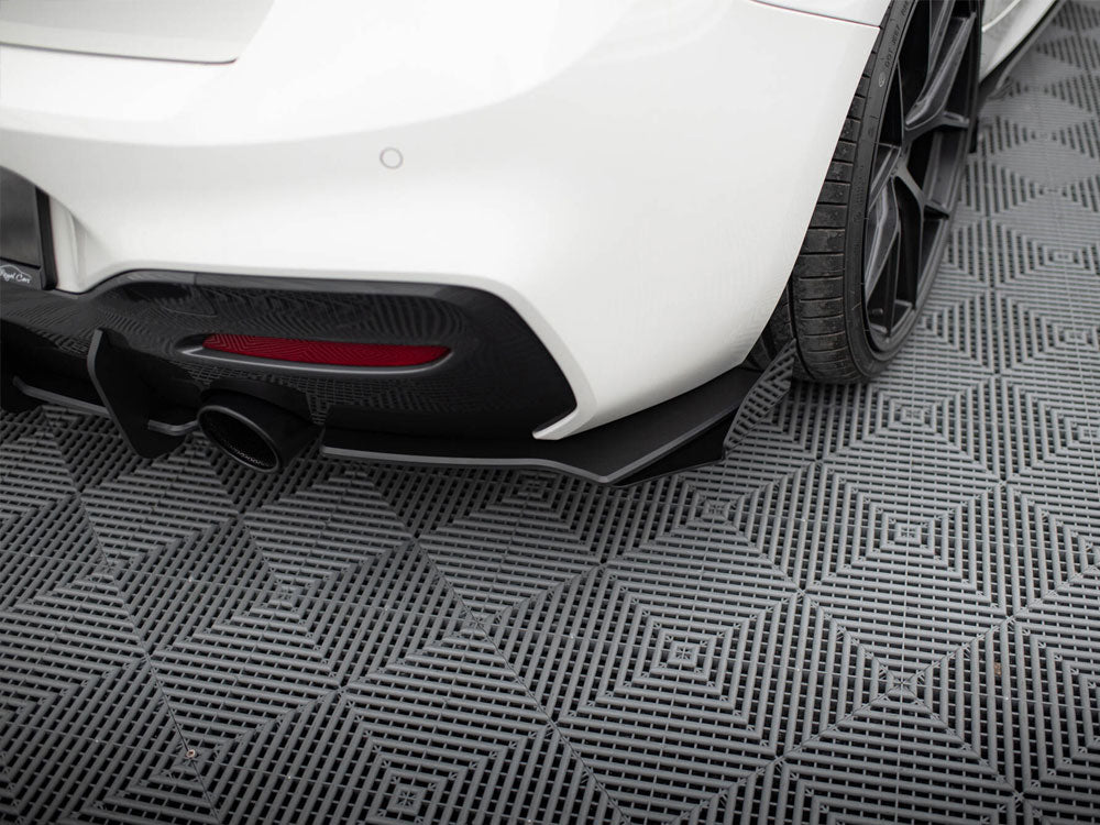 Maxton Design Street PRO Rear Side Splitters V.2 + Flaps BMW 1 F20 M140i