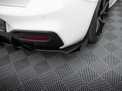 Maxton Design Street PRO Rear Side Splitters V.2 + Flaps BMW 1 F20 M140i
