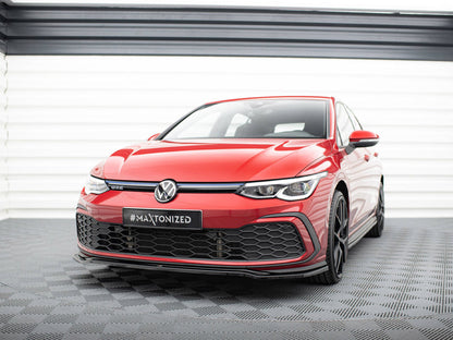 Maxton Design Front Splitter V.4 Volkswagen Golf GTI / GTE / GTD / R-Line Mk8