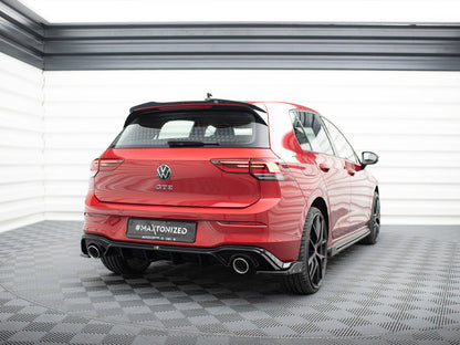 Maxton Design Rear Side Splitters V.4 + Flaps Volkswagen Golf GTI / GTE Mk8
