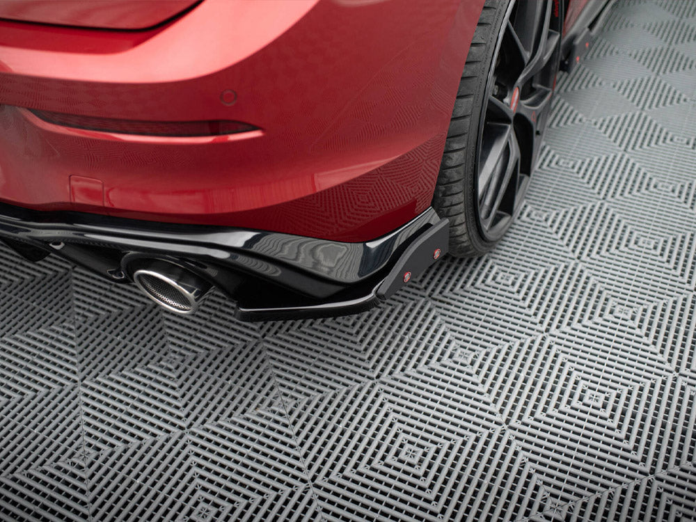 Maxton Design Rear Side Splitters V.4 + Flaps Volkswagen Golf GTI / GTE Mk8