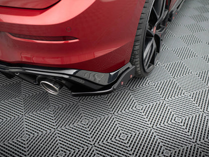 Maxton Design Rear Side Splitters V.4 + Flaps Volkswagen Golf GTI / GTE Mk8