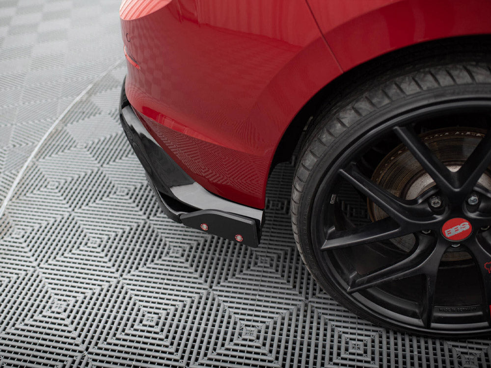 Maxton Design Rear Side Splitters V.4 + Flaps Volkswagen Golf GTI / GTE Mk8