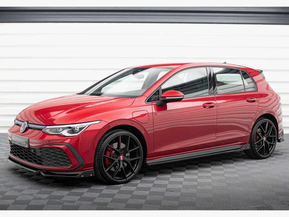 Maxton Design Side Skirts Diffusers V.2 + Flaps Volkswagen Golf GTI / GTE / GTI Clubsport / GTD / R-Line Mk8