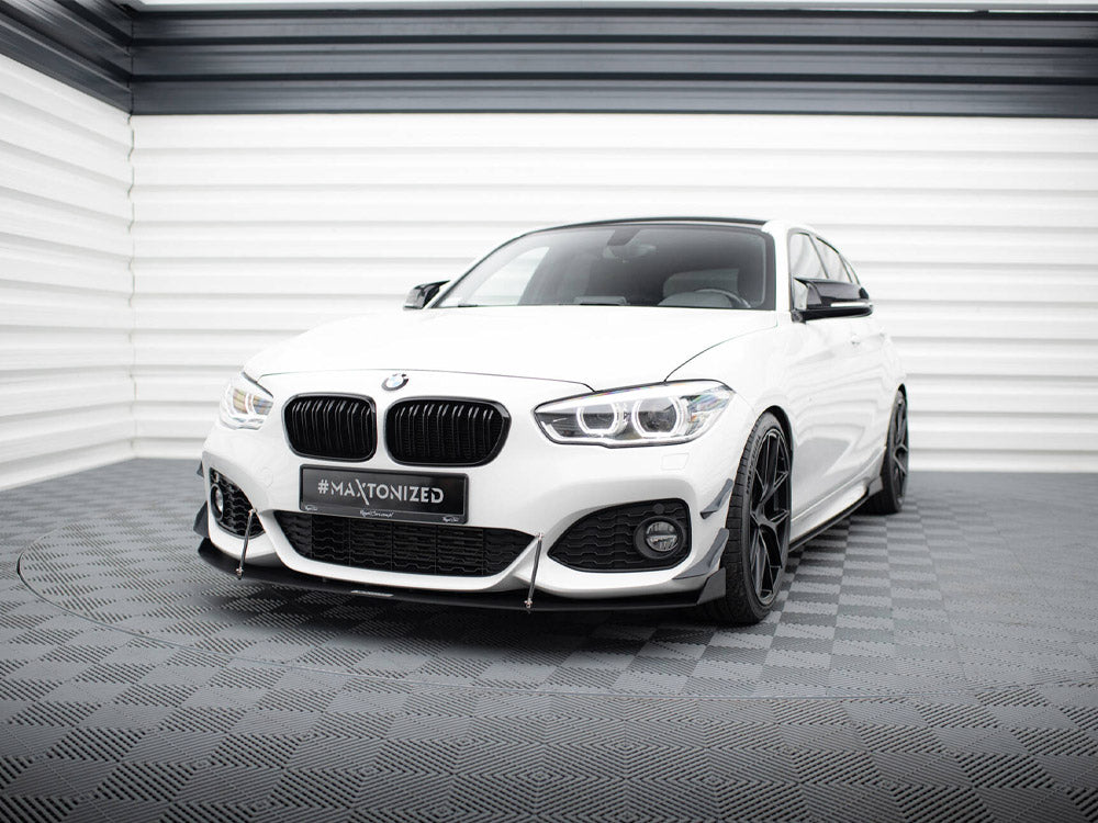 Maxton Design Front Bumper Wings (Canards) BMW 1 M-Pack / M140i F20 Facelift