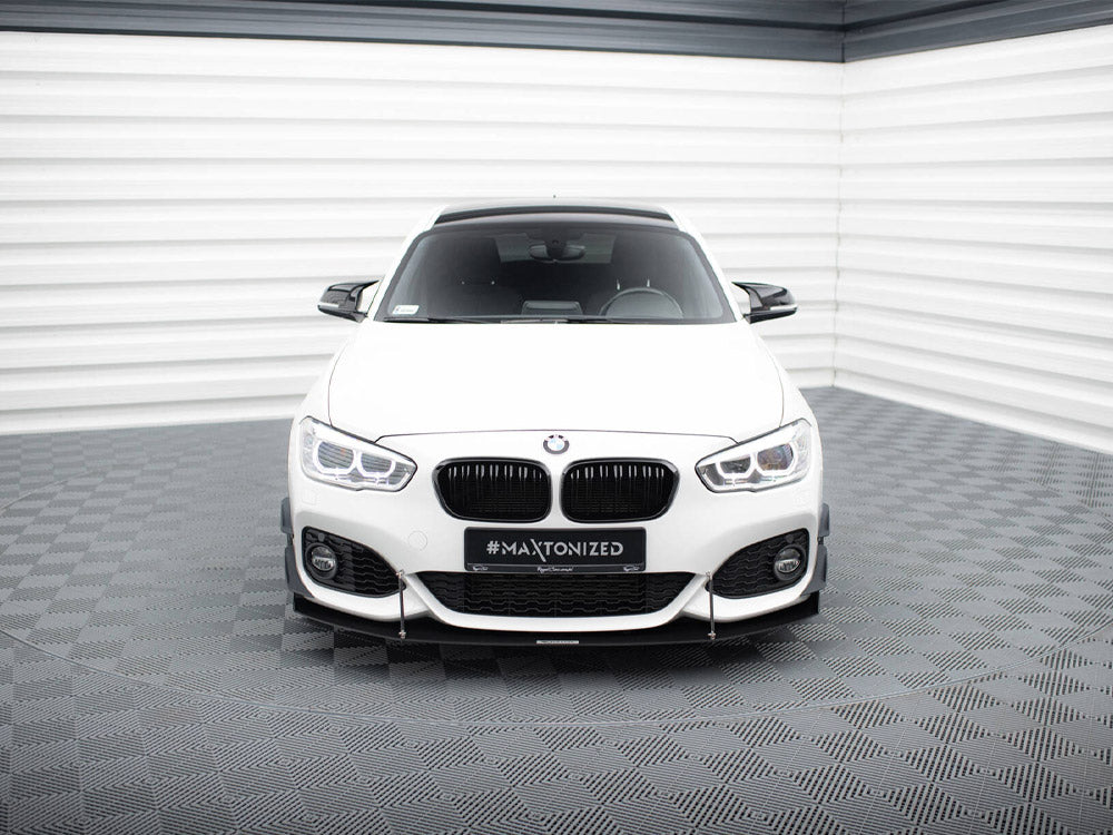 Maxton Design Front Bumper Wings (Canards) BMW 1 M-Pack / M140i F20 Facelift