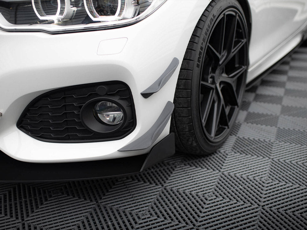 Maxton Design Front Bumper Wings (Canards) BMW 1 M-Pack / M140i F20 Facelift