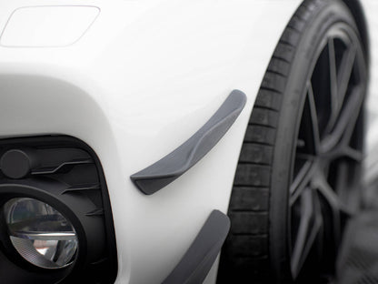 Maxton Design Front Bumper Wings (Canards) BMW 1 M-Pack / M140i F20 Facelift