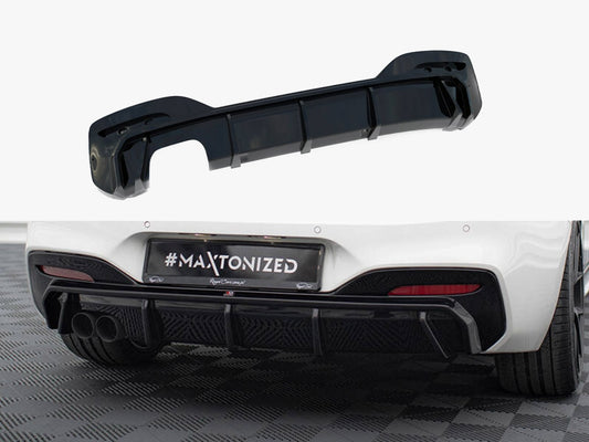 Maxton Design Rear Valance V.3 BMW 1 M-Pack F20 Facelift (Single side dual exhaust version)