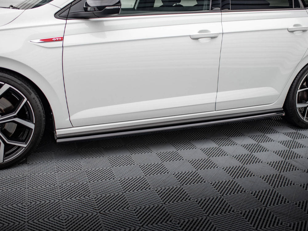 Maxton Design Side Skirts Diffusers Volkswagen Polo GTI Mk6 Facelift