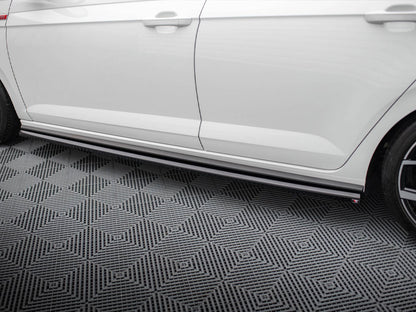 Maxton Design Side Skirts Diffusers Volkswagen Polo GTI Mk6 Facelift