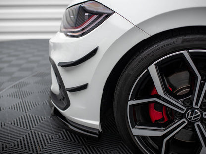 Maxton Design Front Bumper Wings (Canards) Volkswagen Polo GTI Mk6 Facelift