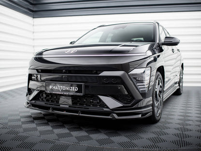 Maxton Design Front Splitter Hyundai Kona N-Line Mk2