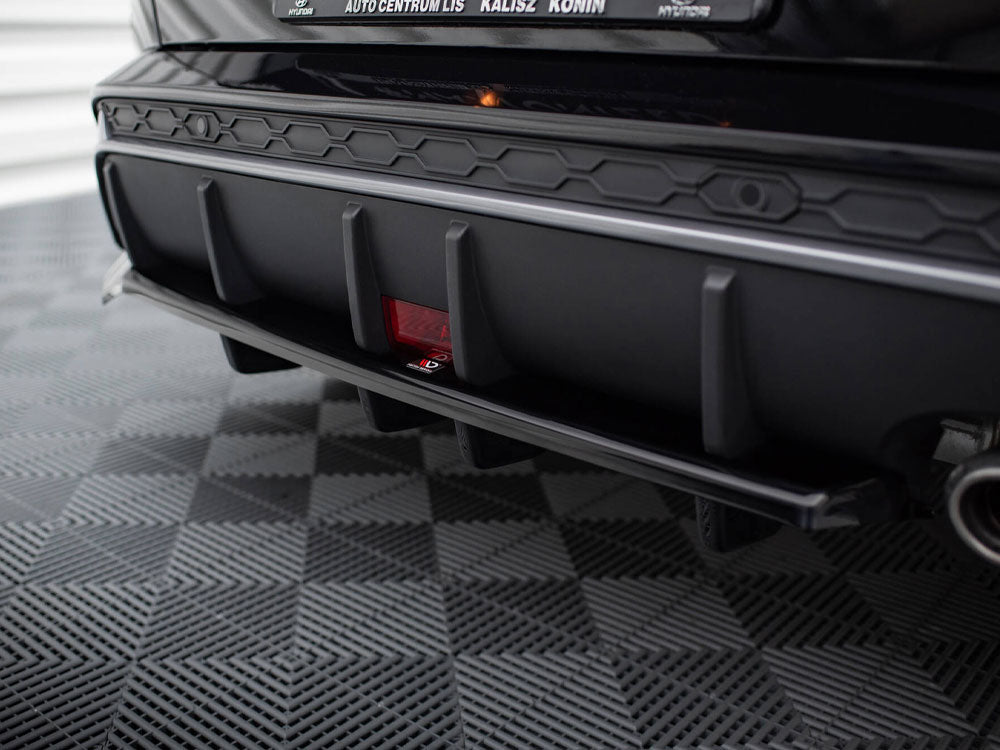 Maxton Design Central Rear Splitter (Vertical Bars) Hyundai Kona N-Line Mk2