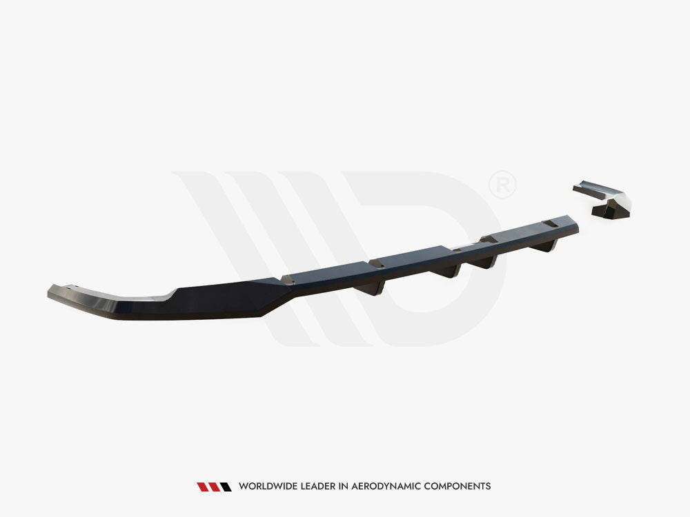 Maxton Design Central Rear Splitter (Vertical Bars) Hyundai Kona N-Line Mk2