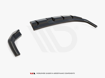 Maxton Design Central Rear Splitter (Vertical Bars) Hyundai Kona N-Line Mk2