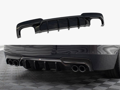 Maxton Design Rear Valance V.2 BMW 5 M-Pack F10 / F11 (Version with two double exhausts)