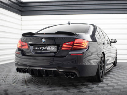 Maxton Design Rear Valance V.2 BMW 5 M-Pack F10 / F11 (Version with two double exhausts)