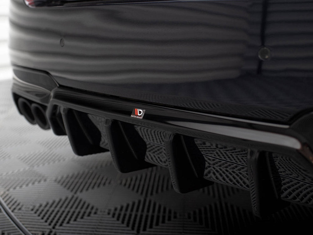 Maxton Design Rear Valance V.2 BMW 5 M-Pack F10 / F11 (Version with two double exhausts)