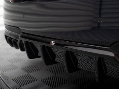 Maxton Design Rear Valance V.2 BMW 5 M-Pack F10 / F11 (Version with two double exhausts)