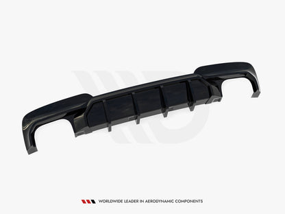 Maxton Design Rear Valance V.2 BMW 5 M-Pack F10 / F11 (Version with two double exhausts)