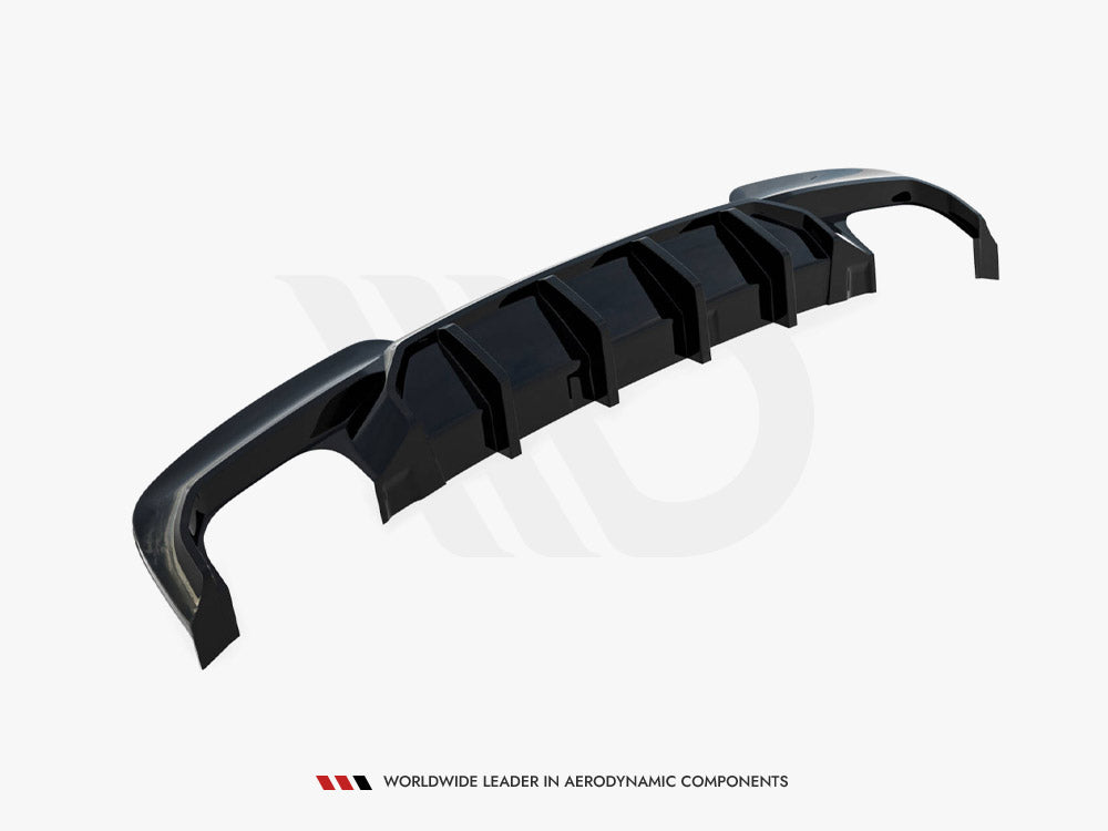 Maxton Design Rear Valance V.2 BMW 5 M-Pack F10 / F11 (Version with two double exhausts)