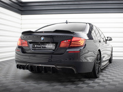 Maxton Design Rear Valance V.2 BMW 5 M-Pack F10 / F11 (Version with double exhaust on one side)