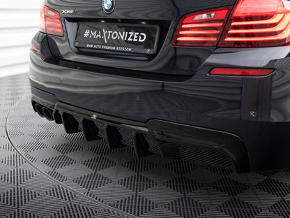 Maxton Design Rear Valance V.2 BMW 5 M-Pack F10 / F11 (Version with double exhaust on one side)