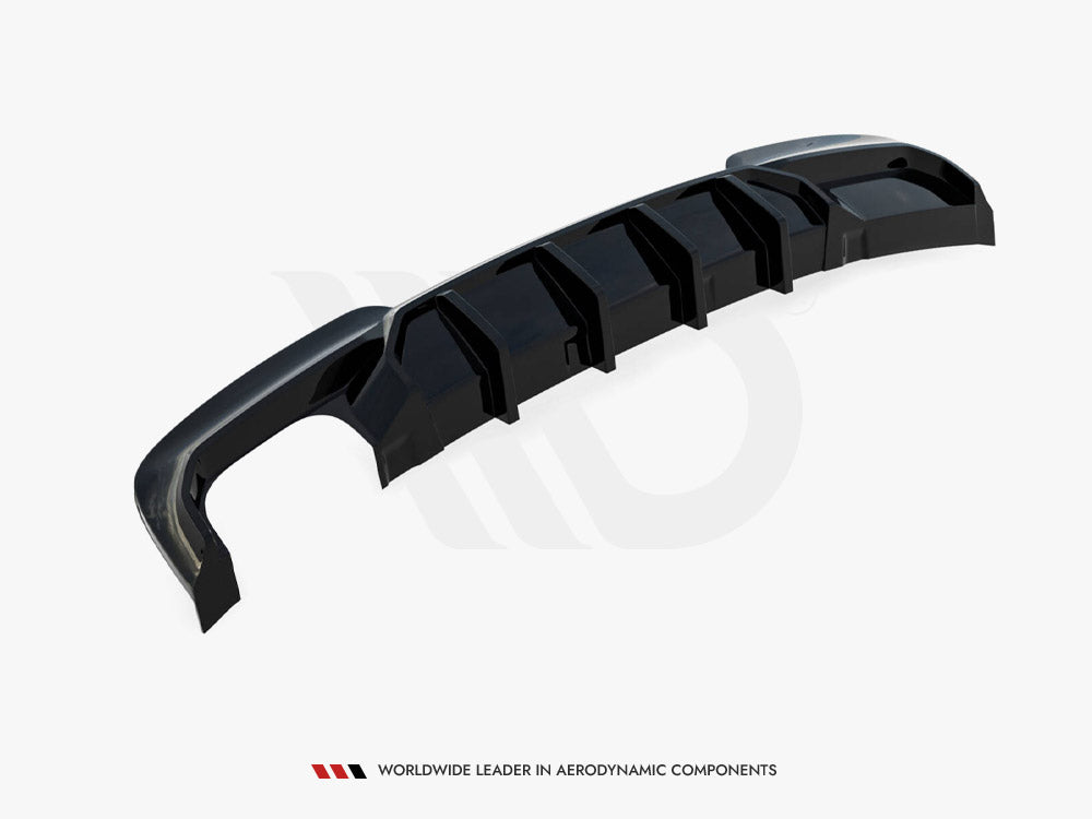 Maxton Design Rear Valance V.2 BMW 5 M-Pack F10 / F11 (Version with double exhaust on one side)