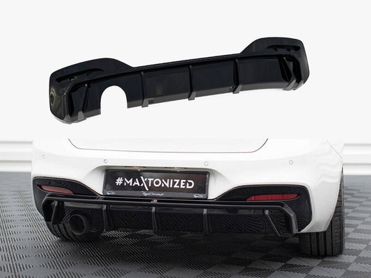 Maxton Design Rear Valance V.3 BMW 1 M-Pack F20 Facelift (Version with single exhaust on one side)