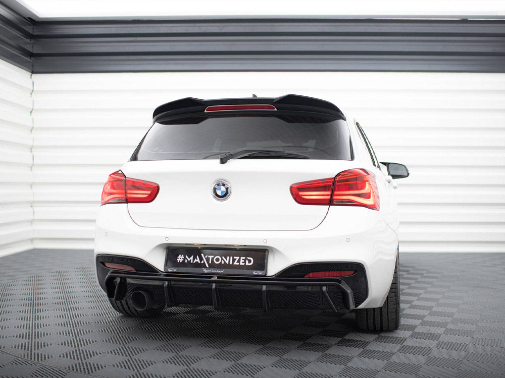 Maxton Design Rear Valance V.3 BMW 1 M-Pack F20 Facelift (Version with single exhaust on one side)