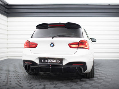 Maxton Design Rear Valance V.3 BMW 1 M-Pack F20 Facelift (Version with single exhaust on one side)