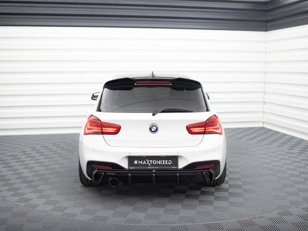 Maxton Design Rear Valance V.3 BMW 1 M-Pack F20 Facelift (Version with single exhaust on one side)