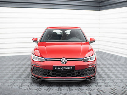 Maxton Design Front Splitter V.6 Volkswagen Golf GTI / GTE / GTD / R-Line Mk8