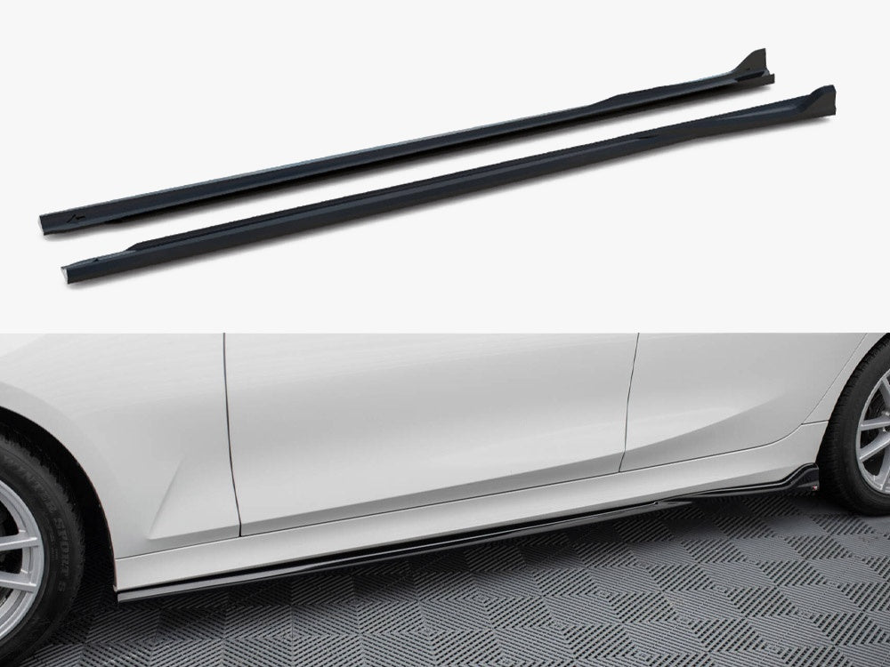 Maxton Design Side Skirts Diffusers BMW 3 Sedan / Touring G20 / G21 Facelift