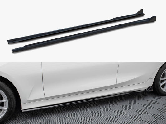 Maxton Design Side Skirts Diffusers BMW 3 Sedan / Touring G20 / G21 Facelift