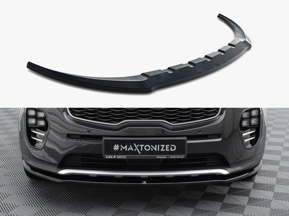 Maxton Design Front Splitter KIA Sportage Mk4 GT-Line - Carbon Look