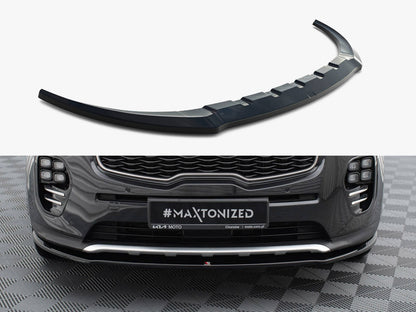 Maxton Design Front Splitter KIA Sportage Mk4 GT-Line - Carbon Look