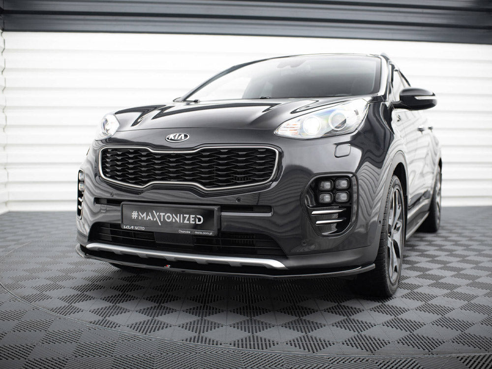 Maxton Design Front Splitter KIA Sportage Mk4 GT-Line - Carbon Look