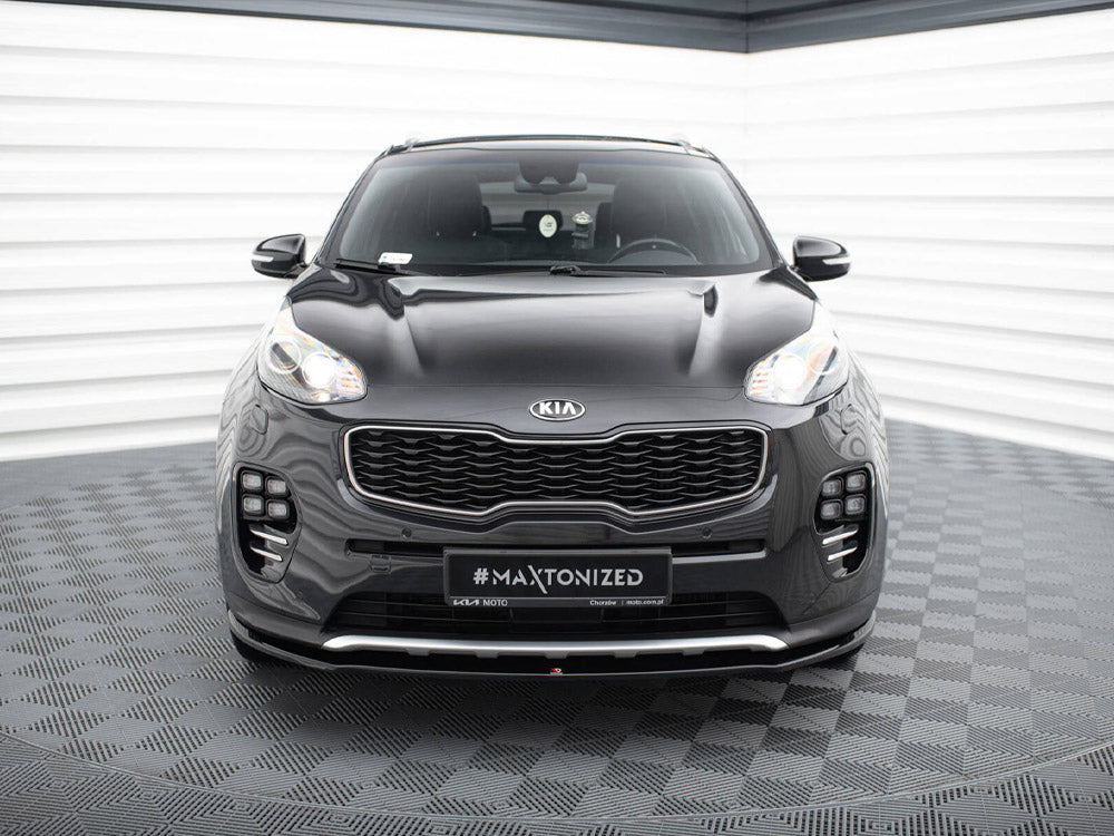 Maxton Design Front Splitter KIA Sportage Mk4 GT-Line - Carbon Look