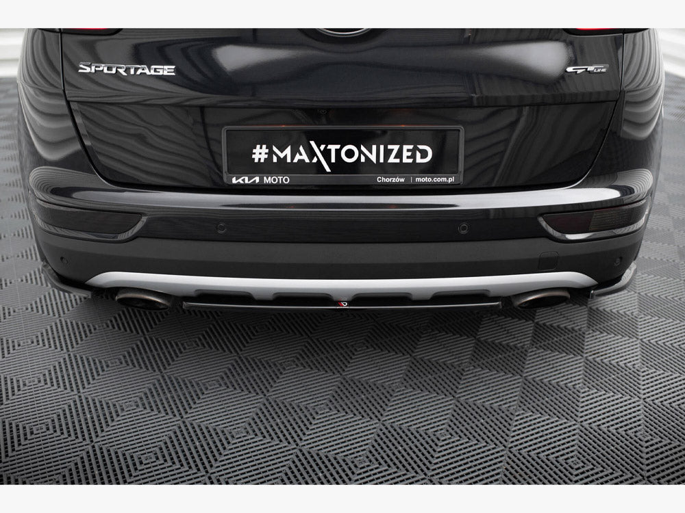Maxton Design Central Rear Splitter KIA Sportage Mk4 GT-Line