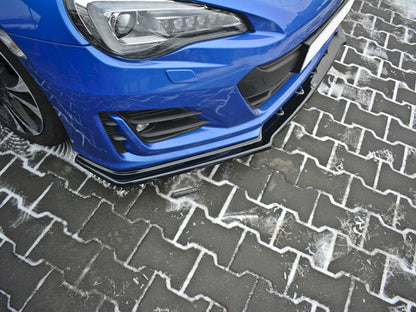 Maxton Design Front Splitter V.1 Subaru BRZ Mk1 Facelift - Textured