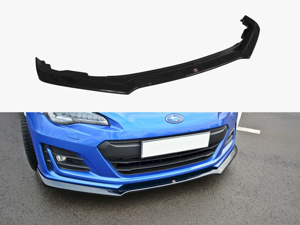 Maxton Design Front Splitter V.2 Subaru BRZ Facelift - Textured