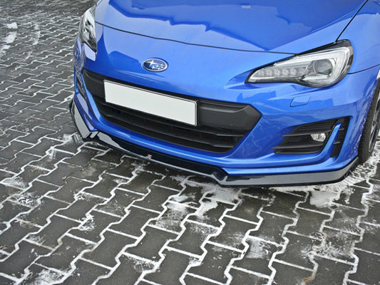 Maxton Design Front Splitter V.3 Subaru BRZ Mk1 Facelift - Textured