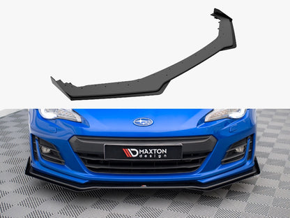 Maxton Design Street PRO Front Splitter V.1 + Flaps Subaru BRZ Mk1 Facelift